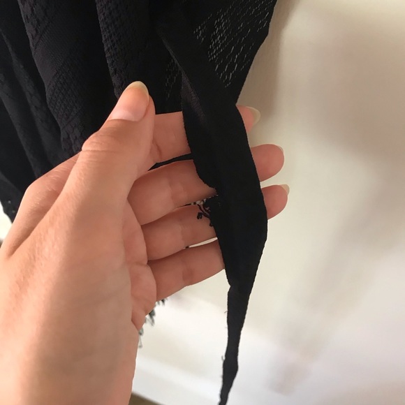 NWT PilyQ Black Posh Riviera Poncho M/L - Picture 9 of 16